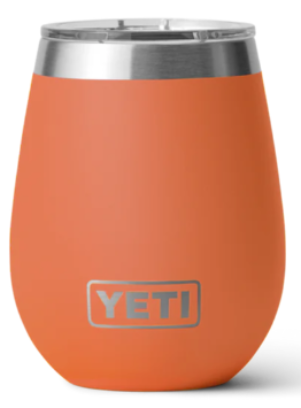 YETI Rambler 10oz Wine Tumbler with Magslider Lid in High Desert Clay