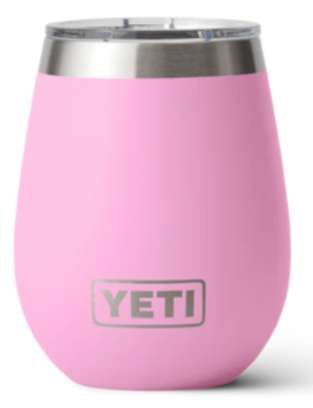 YETI Rambler 10oz Wine Tumbler with Magslider Lid In Power Pink