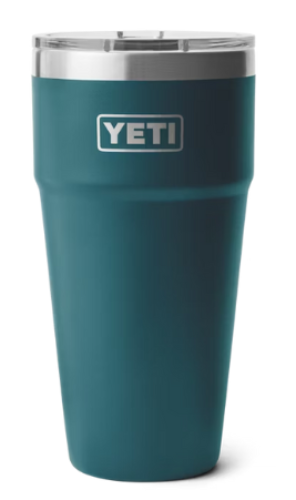 Yeti 16 oz rambler stackable cup in agave teal