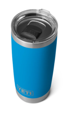 Yeti Rambler 20z in Big Wave Blue