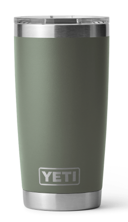 Yeti Rambler 20z in Camp Green