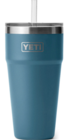 Yeti 26 oz Straw Cup Rambler in Nordic Blue