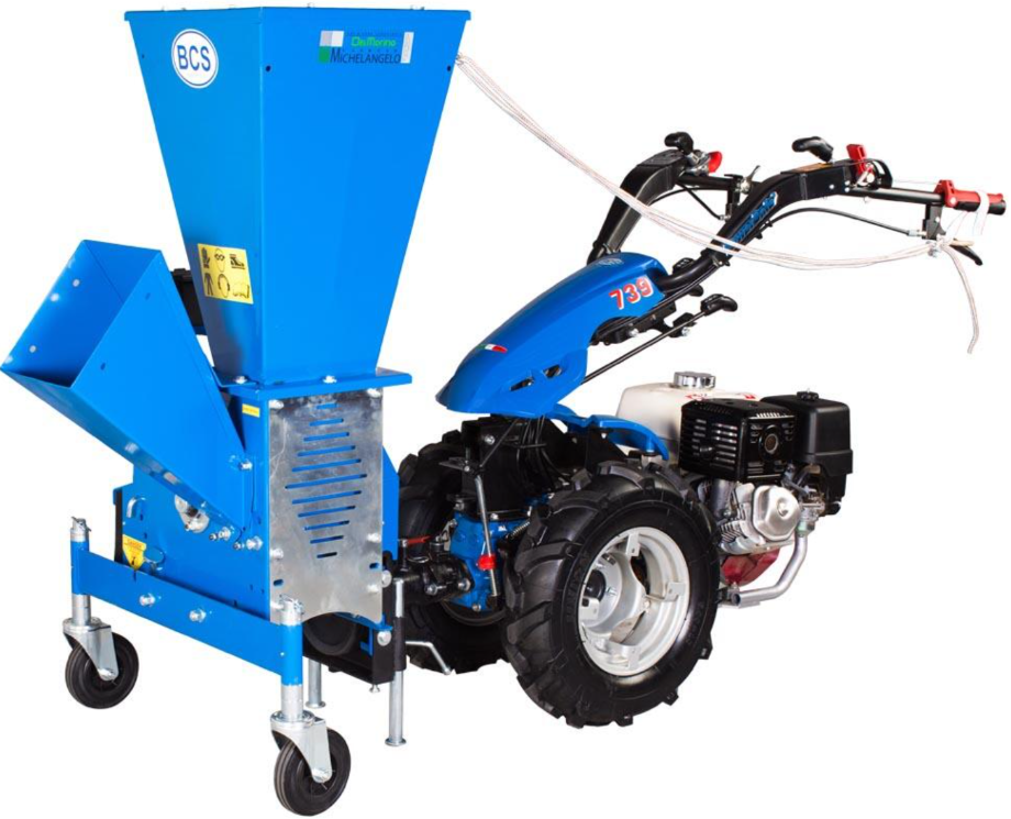 BCS Chipper Shredder Attaches to a BCS Tractor