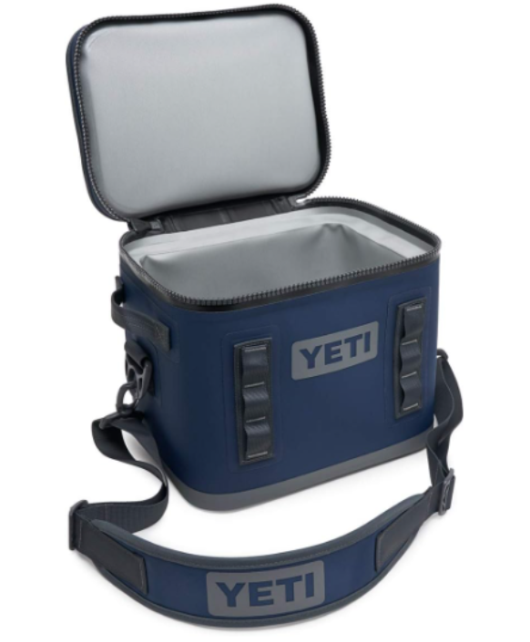 yeti hopper flip 12 soft cooler in navy