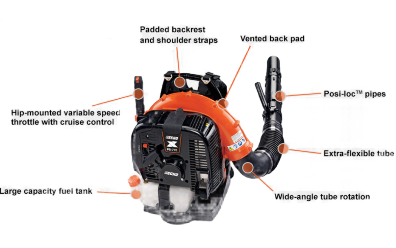 Kooy Brothers | Landscape Equipment | ECHO PB-770H High Power Hip