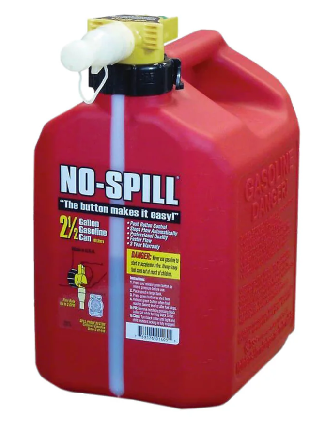 No Spill Fuel Can