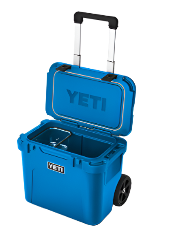 YETI roadie 32 hard cooler in big wave blue