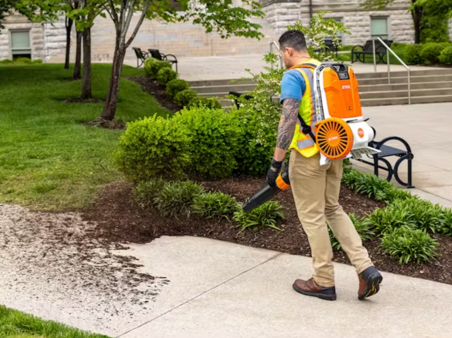 Landscape contractors and municipalities will be amazed by the power and efficiency of the BGA 300 battery blower.