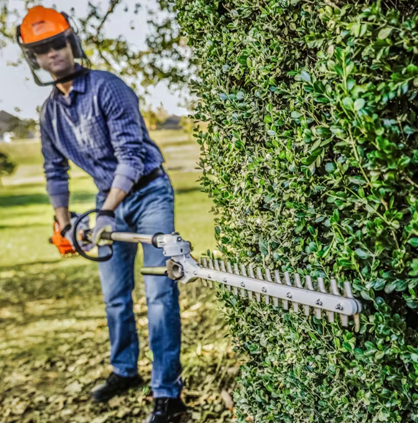 It will help reduce fatigue when trimming numerous and extensive hedges