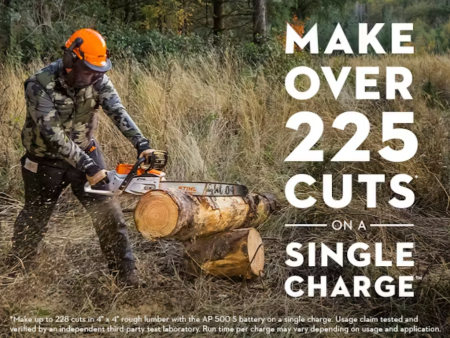 The STIHL MSA 300 C-O sets the benchmark in performance as the most powerful battery chainsaw in the STIHL line-up.