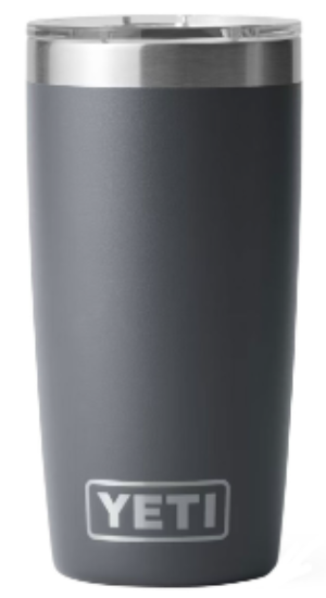 YETI 10 oz tumbler in charcoal