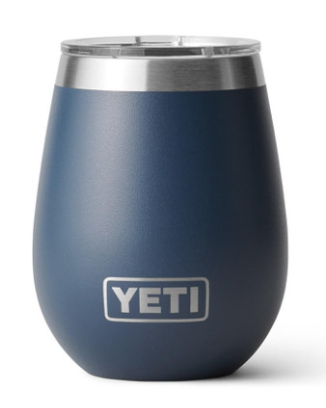 YETI Rambler 10oz Wine Tumbler with Magslider Lid in Navy