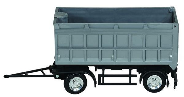 Dump truck bed with lift up gate and tilting bed