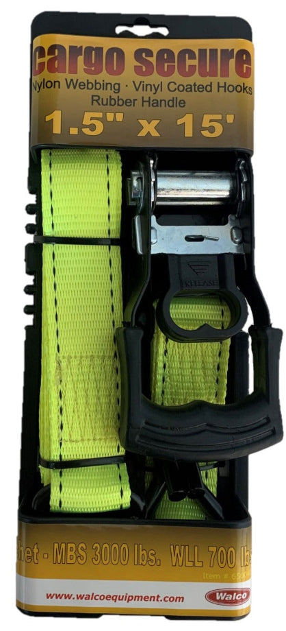 COYOUCO 4-Pack Light-Duty Ratchet Straps, 2200Lb Break