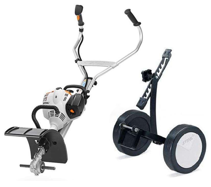 STIHL MM 56 YARD BOSS with the Wheel Kit