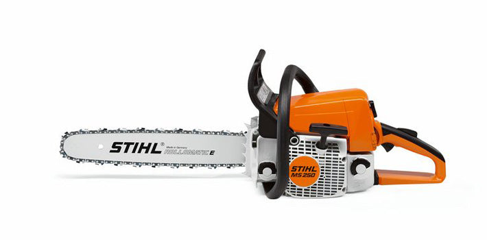 STIHL MS 250 left side view