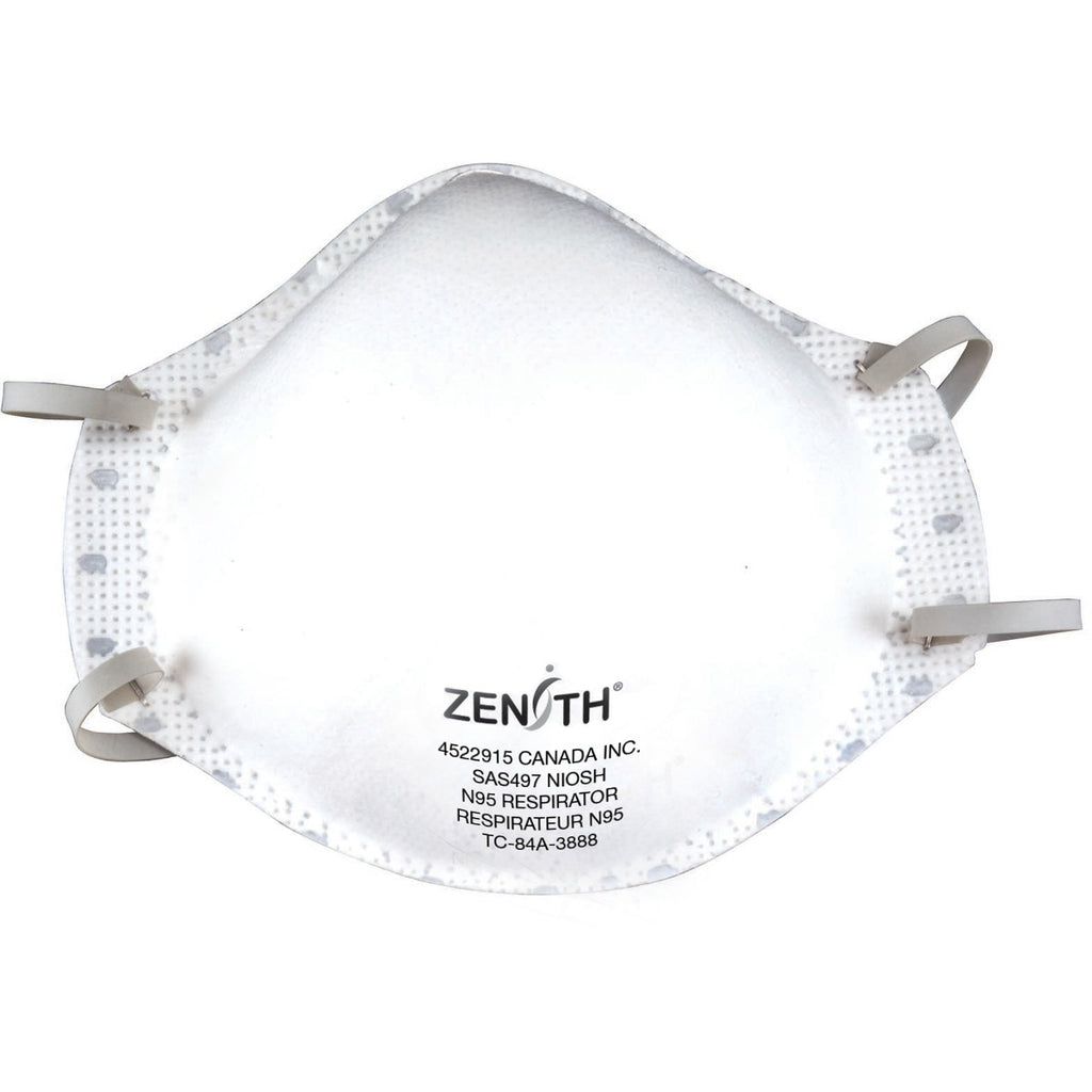 Zenith N95 Particulate Respirators Box of 20