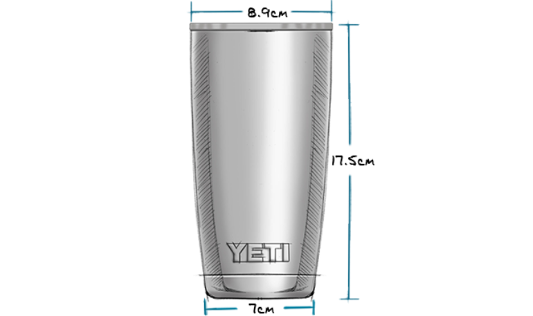 20oz Tumbler Dimensions