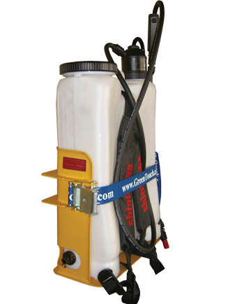 Backpack Sprayer Rack Kooy Brothers | Landscape Equipment | Green Touch Xtreme series ...