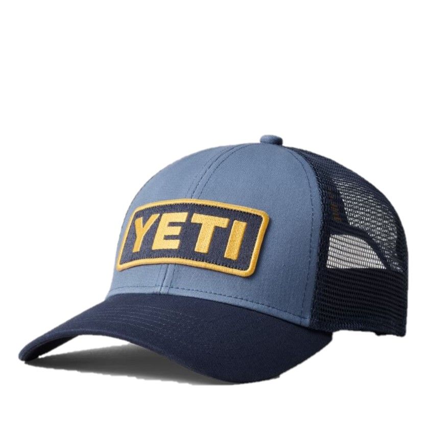 YETI Low-Pro Trucker Hat - Navy and Yellow