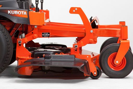 Quick Attach and Detach -  The mower deck can be easily attached and detached just by inserting or removing the two pins on either side of the Z700.