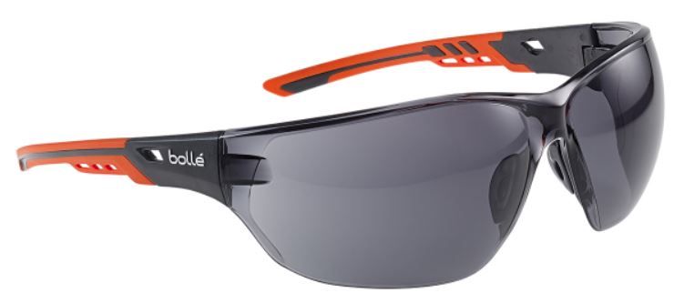 Bolle Safety Glasses in Smoke NESSPPSF