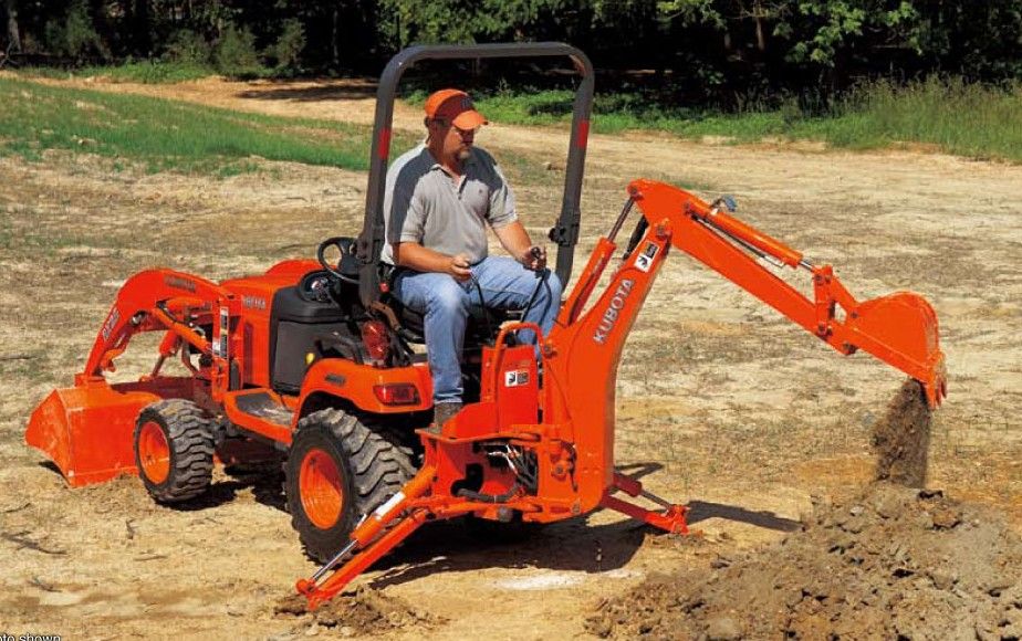 The Kubota BX23S has an optional versatile category I 3-point hitch