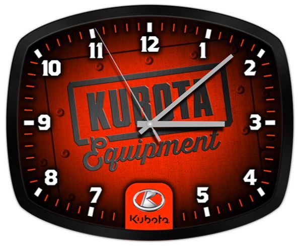 Kubota Clock with black frame - Makes a great gift!
STYLE: KB09-3342