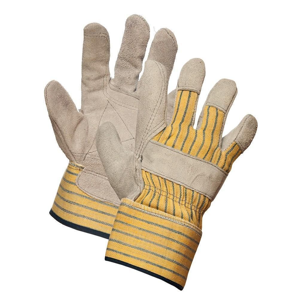 Lumberman Work Gloves Split Leather Double Palm