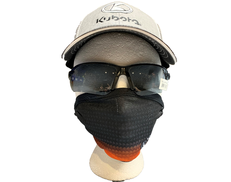 Kubota Face Mask (Non-Medical), Modeled by in-Store Manikin