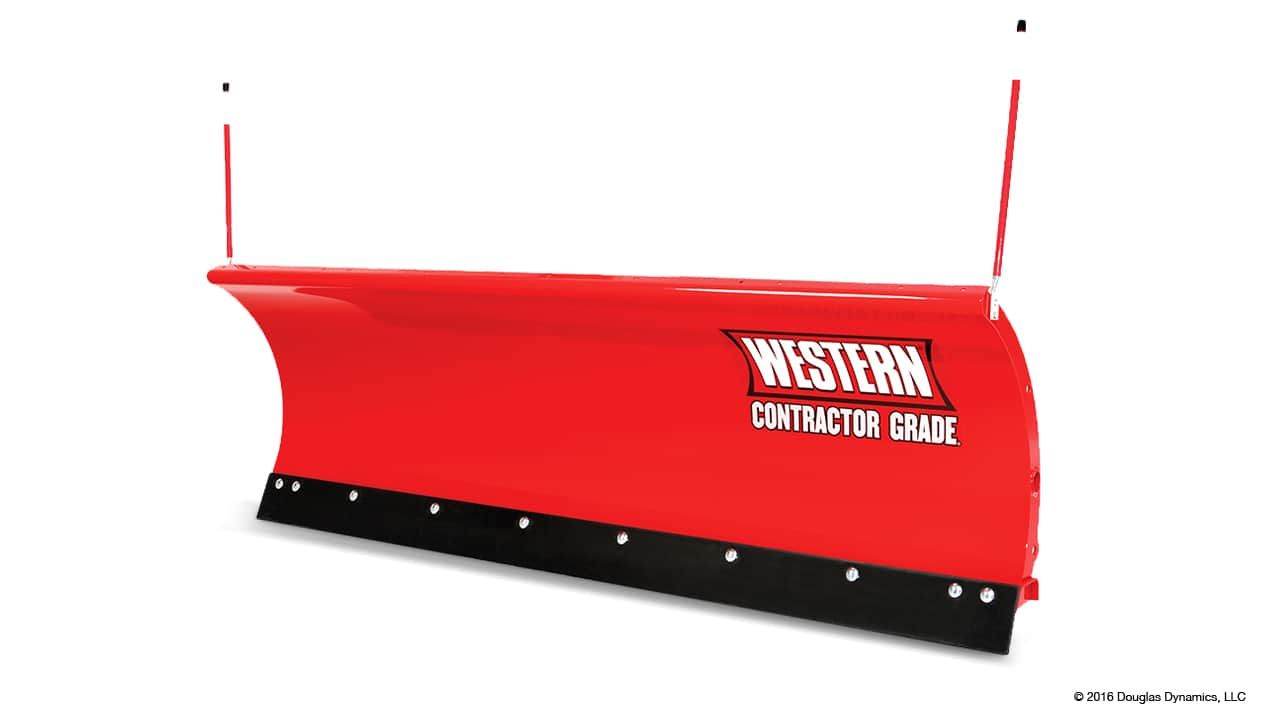 Western 8&#039; Oscillation Skid Steer PRO Plow 