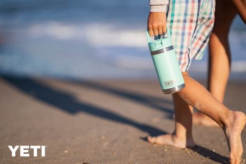 Take the YETI Jr with you and keep your child's water cold wherever you go!