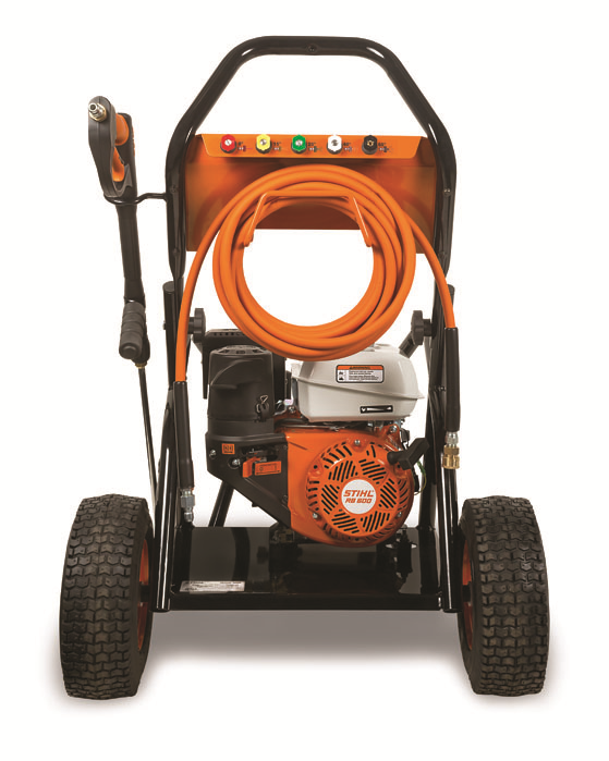 Back of the STIHL RB 600 pressure washer