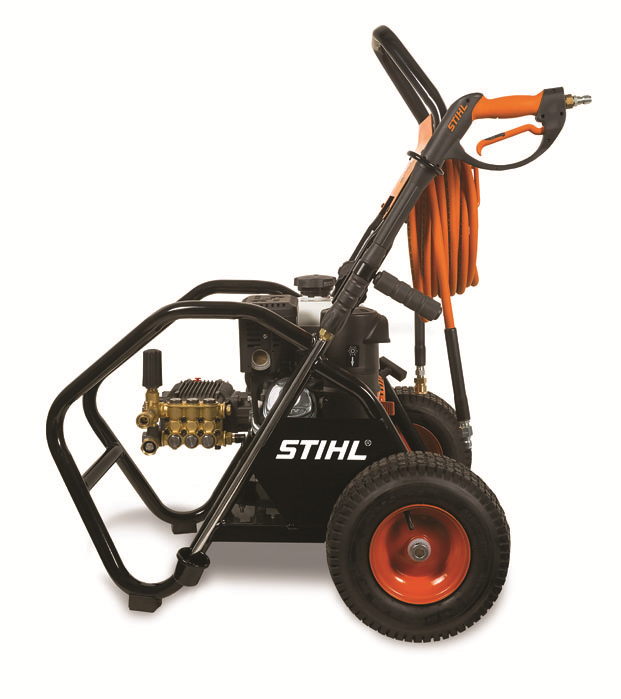 Side of the STIHL RB 600 pressure washer
