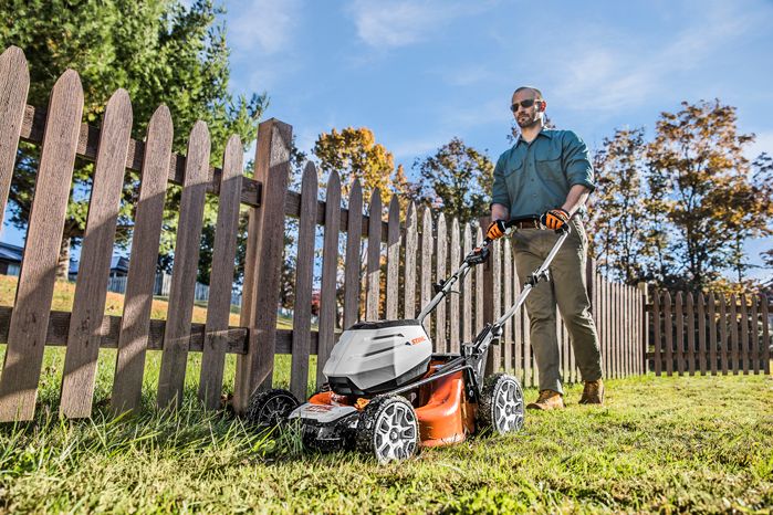 Includes three mowing options including mulch, side discharge, and rear bag