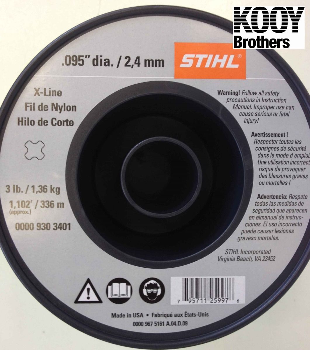  STIHL XLine Replacement Trimmer Line 3lb Roll
