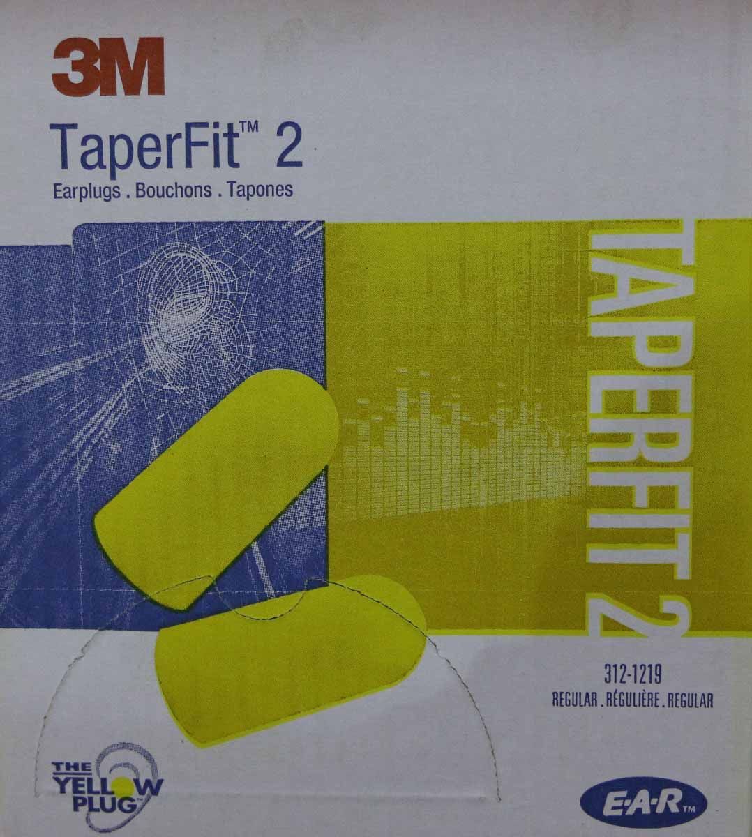 3M TaperFit2 Single-Use Earplugs
