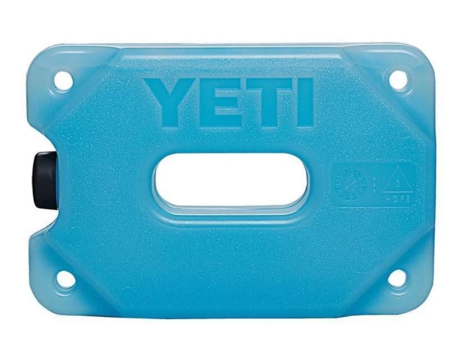 YETI Ice 2Lb - Works great as a supplement to regular ice. Chills ice and contents faster and helps keep your ice cold longer. 
Custom shape helps it freeze faster so it can be used day in, day out.