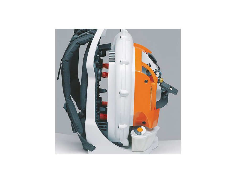 STIHL developed the anti-vibration system whereby the oscillations from the machine's engine are dampened which significantly reduces vibrations at the handles. 