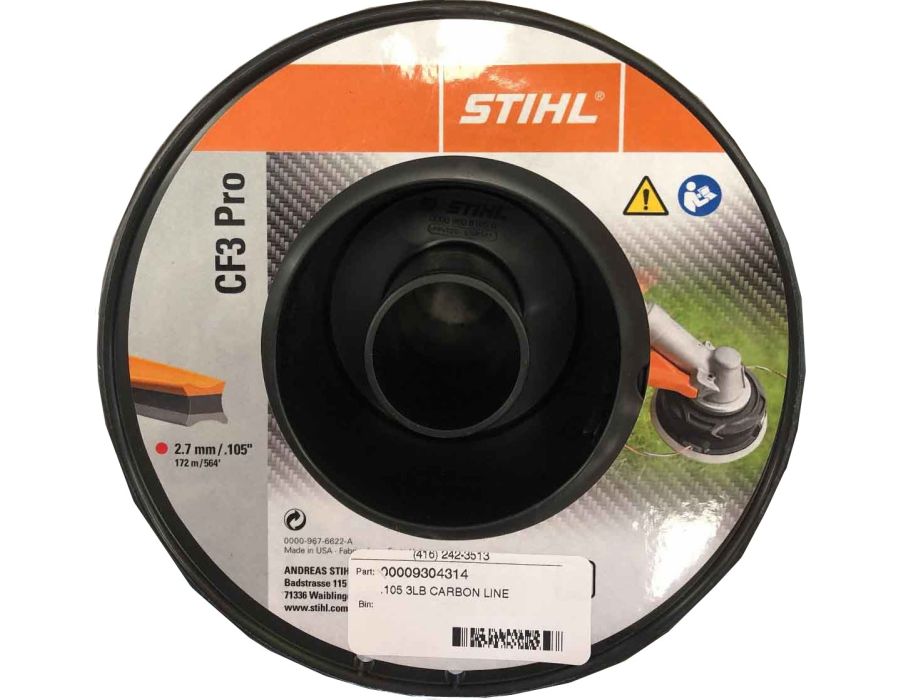 Stihl .105 Carbon Trimmer Line 3lb Roll, Lawn Equipment