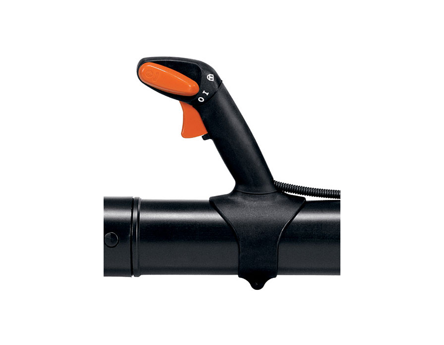 Easy, comfortable thumb-operated control means the operator's hand never leaves the handle