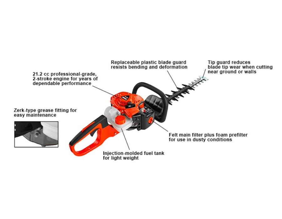 ECHO HC-2020 Hedge Trimmer with specifications 