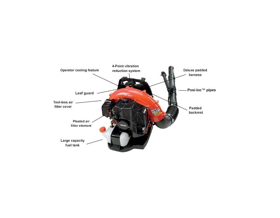 ECHO PB-580T Backpack blower with specs