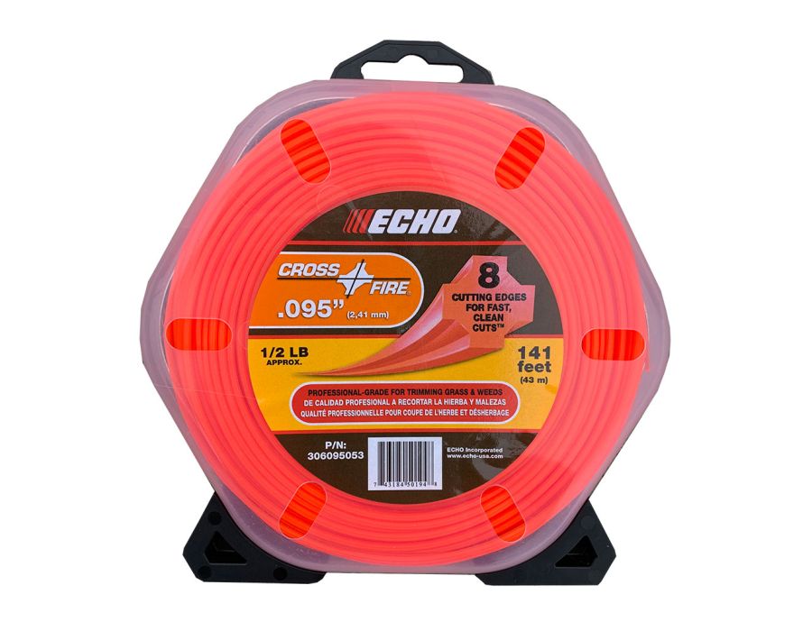 ECHO .095 Nylon Cross Fire Trimmer Line 0.5lb Roll