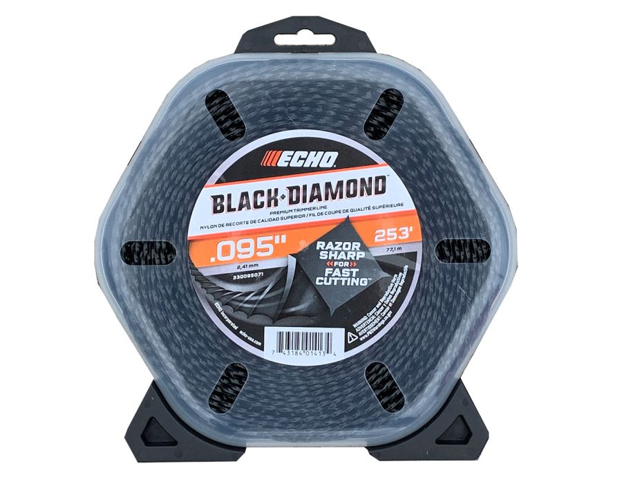 ECHO .095 BLACK DIAMOND TRIMMER LINE 1LB ROLL