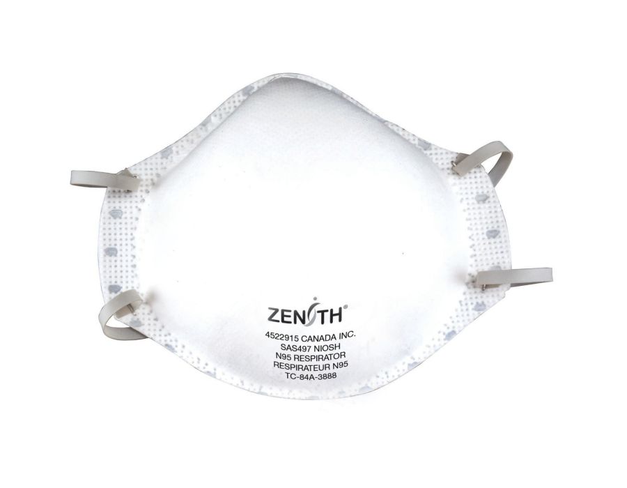 Zenith N95 Particulate Respirators Box of 20