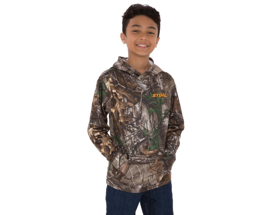 Youth Realtree Camo Hoodie by STIHL