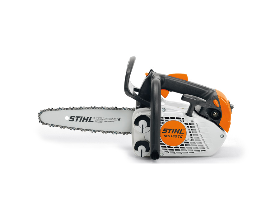 All it takes is 2 fingers and a gentle pull action to start this saw with STIHL's Easy2Start System