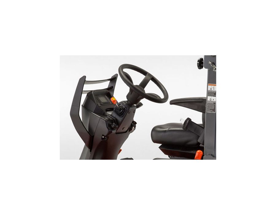 Tilt Steering Wheel - can be quickly adjusted to several positions for optimum operator comfort and further driving ease.
