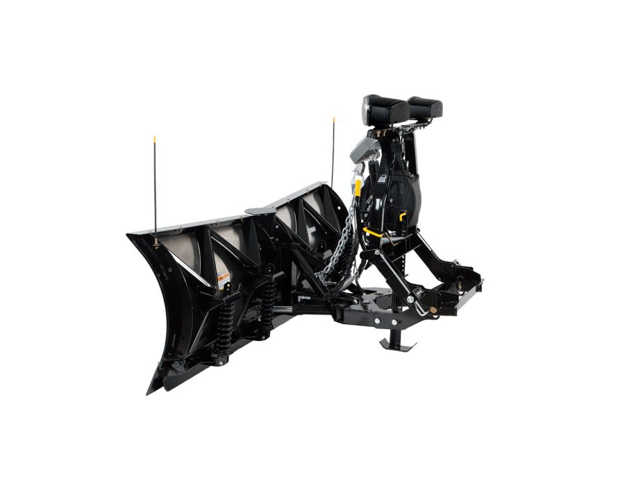 Fisher 9'6" XtremeV Stainless Steel V-Plow Side-View